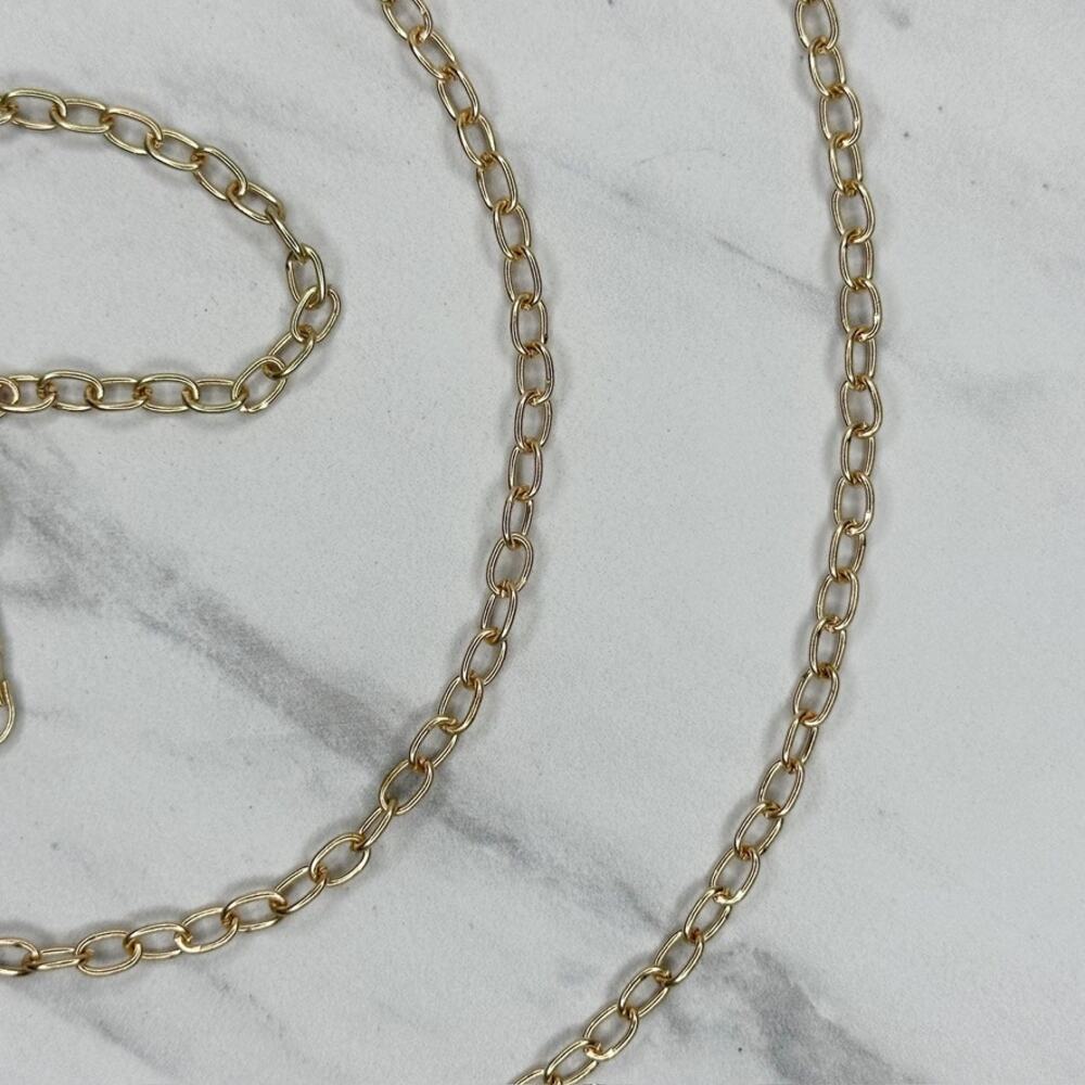 Dainty Gold Tone Chain Purse Handbag Replacement Strap โจ - Picture 4 of 8